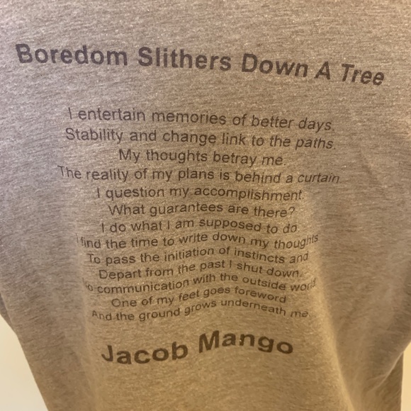 Jacob Mango/Gazzani XL Poetry Tee - Picture 6 of 6